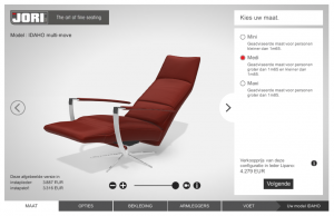 jori relaxfauteuil online zelf samenstellen